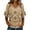 White, variant on Womens Western Cowboy Print V Neck T Shirt Flared Short Sleeve Fringe Trim Loose Casual Blouse Tops Comfortable Everyday