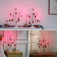 thumbnail image 5 of Decoración de San Valentín Efunly: árbol de abedul iluminado de 61 cm, USB y pilas, 5 of 5