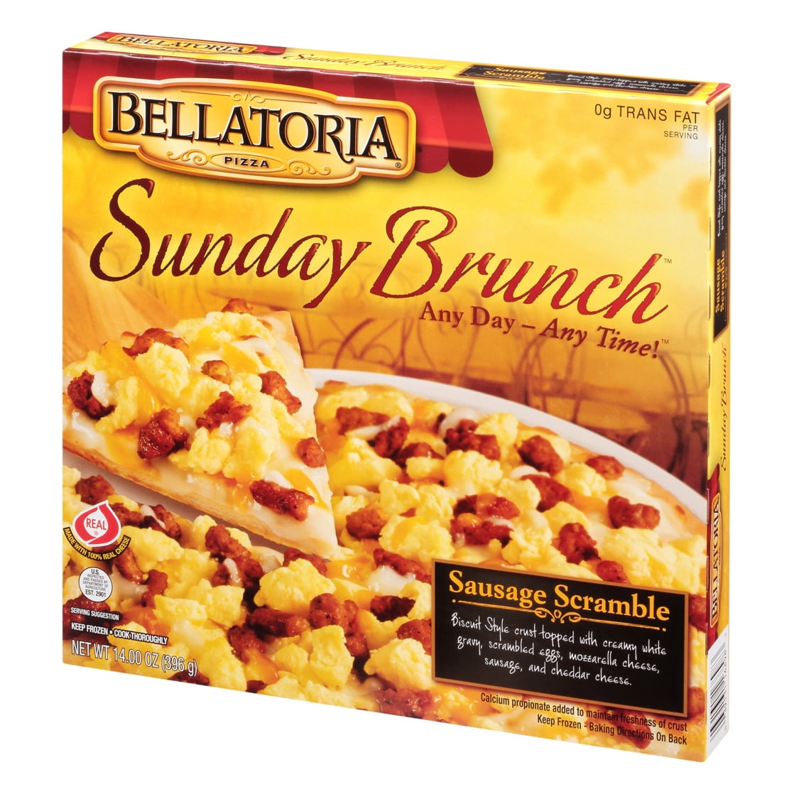 Bellatoria Sunday Brunch Sausage Scramble Pizza 14 oz