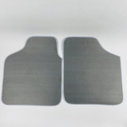 Viwhms Automobiles Floor Mats, 2 Pcs Car Front Seat Floor Mats, Gray