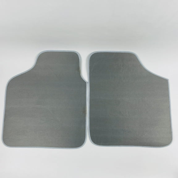 Viwhms Automobiles Floor Mats, 2 Pcs Car Front Seat Floor Mats, Gray