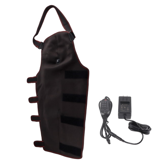 Brazalete de envoltura de brazo completo con calefacción, 3 engranajes, masaje ajustable, envoltura de manga de compresión de hombro, enchufe estadounidense de 110?240V