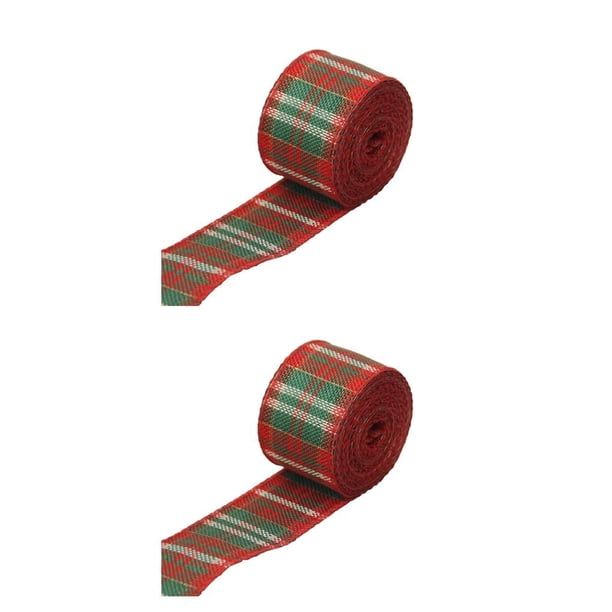 Cinta navideña Injueey Adorno de fiesta portátil Accesorios decorativos de lujo 1 Ancho 4 cm