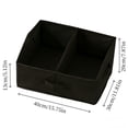 thumbnail image 3 of YIMWNYI Foldable Storage Bins, Trapezoid Design, Clothes Organizer, Multipurpose Storage Boxes, Ideal for Towels, Books, Yarn, Home Organization Solutions, 3 of 6