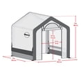 thumbnail image 2 of Miracle-Gro® 6 x 6 x 6 ft White Greenhouse, 2 of 13