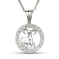 thumbnail image 2 of Better Jewelry .925 Sterling Silver Zodiac Sign Necklace, 2 of 13