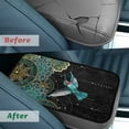 thumbnail image 4 of Yuyamidu Boho Mandala Flower Car Center Console Cover Hummingbird Car Arm Rest Cover Comfortable Auto Armrest Cushion for Most Vehicles Decorative Accessories, 4 of 7