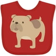 thumbnail image 3 of Inktastic Bulldog Boys or Girls Baby Bib, 3 of 4