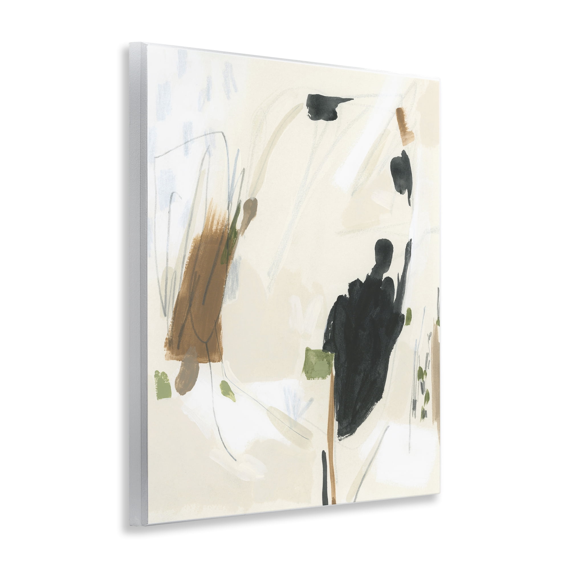 Stupell Industries Subdued Neutral Abstract Abstract Painting Unframed Art Print Wall Art, 11 x 14