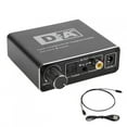 thumbnail image 2 of Wchiuoe Digital To Analog Coaxial Dac Converter Volume Control Knob 3.5mm Output Video Call For Underwater Optical Fiber To Analog Audio Industrial Applications, 2 of 8