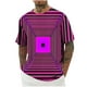 thumbnail image 1 of Mens Camisas de Manga Corta Impresión Casual Deportes Cuello Redondo Blusa, Poliéster Ligero para la Primavera Verano Al Aire Libre Uso Diario, 1 of 4