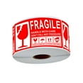 thumbnail image 4 of Lipstore Fragile Stickers Fragile Labels Packing Labels Handle with Care Stickers for Transportation Mailing Office Luggage Shipping E, 4 of 8