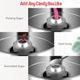 thumbnail image 6 of Bonnlo 980W Cotton Candy Machine, Pink Candy Floss Maker with 21 inch Stainless Steel Bowl, Storage Drawer & Suagr Scoop, Easy Use for Home, Markets, Parties and Events, 6 of 9