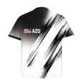 thumbnail image 5 of BRGZLK Mens Golf Shirts 250 Anniversary USA Shirt Summer Trendy Short Sleeve Turn-Down Collar Tees Loose Fit Patriotic Tops White C S, 5 of 5