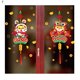 thumbnail image 2 of Gwong Decoración hogareña 2 hojas 2022 Creative Tiger Pattern Window Pegatina Hermosa Año Nuevo Estilo Pegatina de Pared de PVC Decoración para el hogar Gwong 21084757, 2 of 6