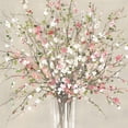 thumbnail image 3 of Jensen, Asia 20x20 Black Modern Framed Museum Art Print Titled - Peach Blossom, 3 of 5