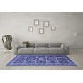 thumbnail image 3 of Ahgly Company Indoor Round Persian Blue Traditional Area Rugs, 4' Round, 3 of 4