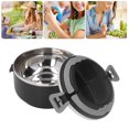 thumbnail image 3 of Stainless Steel Lunch Container, Portable Lunchable Container Food Container Food Warmer Container Lunchbox Container for School Office, 3 of 7