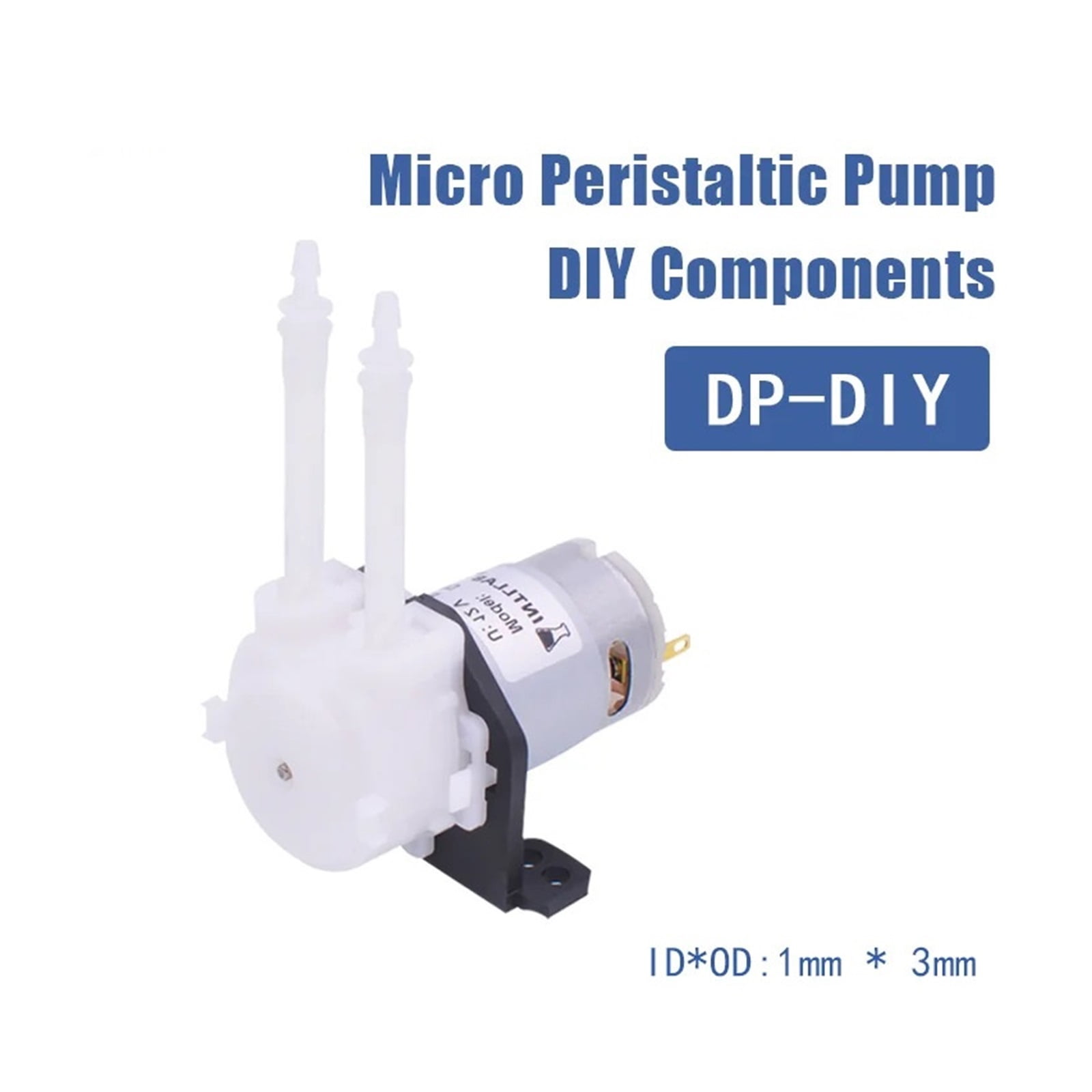 DIY Peristaltic Pump 12V DC in Laboratory Liquid Dosing Pump for Aquarium Lab Analytical ,Adjustable Flow Rate