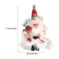 thumbnail image 2 of Decoraciones festivas de Papá Noel Advancent adornos de fieltro Kits de decoración para fiestas 20.5 cm * 10.3 cm, 2 of 6