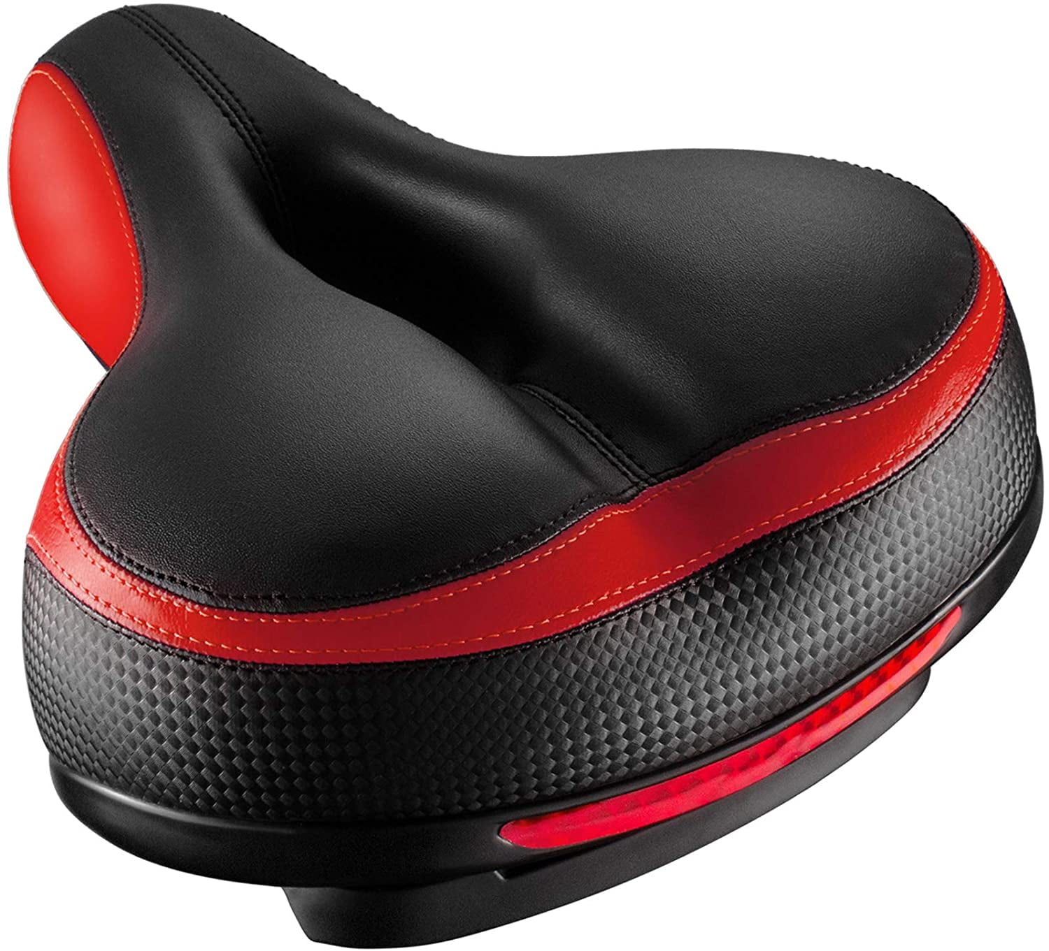 Wide Bike Seat, Comfortable Bike Seats for Men WomenDual Shock
