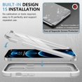 thumbnail image 4 of IBAOLEA Glass+ Case for iPhone 12 Pro Max 6.7 inch, 2020 Full-Body Clear Bumper Case with Built-in 9H Tempered Glass Screen Protector for iPhone 12 Pro Max, White, 4 of 7