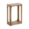 thumbnail image 5 of Kate and Laurel Dahl Modern Slatted Wooden Slim Side Table, 16 x 8 x 24, Natural Wood, Transitional Wood Narrow End Table for Use as Living Room Plant Stand or Small Bedroom Nightstand, 5 of 10