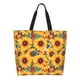 thumbnail image 1 of Disketp Colorful Bohemian Sunflower Bolsa Tote Estampada para Mujer, Bolso de Hombro y de Mano para Compras y Viajes, 1 of 8