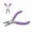 Purple, variant on Multifunctional DIY Handmade Jewelry Tool Pliers Set - Diagonal Nose, Needle Nose, and Round Nose Pliers
