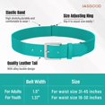 thumbnail image 6 of JASGOOD Baseball Belt and Socks Combo Set for Youth Adult Breathable Softball Socks and Adjustable Elastic Belt, 6 of 7