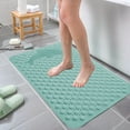 thumbnail image 4 of Non-Slip Bath Mat with Suction Cups | Dolphins Design Foot Scrubber | PVC Waterproof Floor Mat for Shower & Bathtub | 35x70cm Quick-Dry Bathroom Mat in 5 Colors, 4 of 6