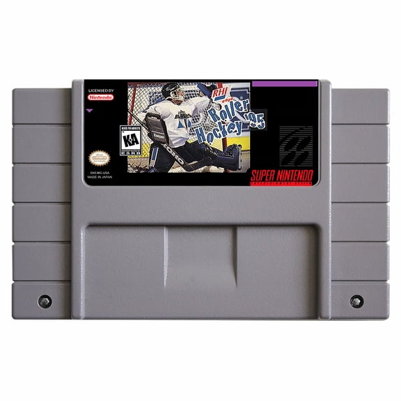 SNES Games Cartridge RHI Roller Hockey '95