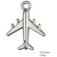 10 Pièces Artisanat Fournitures Avion Pendentif Charmes Avion pour la Fabrication de Bijoux – image 2 sur 8