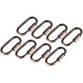 thumbnail image 1 of ZOUSSIQI 6 Pcs Chain Connectors, Chain Locking Quick Link, Great for Light, Key, Camping, Backpack, Rope (Red Bronze, 5mm Thick) CA919-88520, 1 of 5