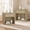 Natural Oak, variant on SICOTAS Rattan 27"W Nightstand Set of 2, Boho Bedside Table with Large Drawer & Open Storage Shelf, Coastal Nightstand, Small Farmhouse Wood End Side Table for Bedroom, Living Room, Natural Oak