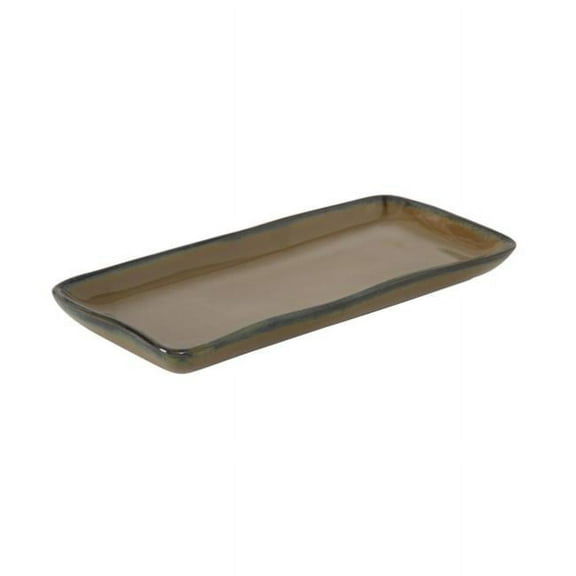 Tuxton GAJ-551 Artisan Mojave 13-3/4 Rectangle Tray - 12 / CS"