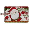 thumbnail image 4 of PKQWTM Red Christmas Santa Claus Winter Snowflakes Book Cover Book Protector Book Sleeve Book Pouch Book Bag 6x9 inch, 4 of 4