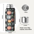 thumbnail image 7 of 20 Oz Fall Pumpkins and Leaves Pattern Coffee Tumbler Double Wall Insulated Stainless Steel Water Bottle | Metal Reusable Thermoses Flask with Cup Cap | Leak & Sweat Proof with Anti-Dust Lid, 7 of 7