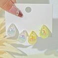 thumbnail image 6 of Fashionable Earrings Sweet Dangle Earrings Teardrop Shape Unique Earrings Resin Texture Suitable for Fashion Outfits, 6 of 10