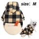 thumbnail image 2 of Abrigo de invierno para perros, chaqueta a prueba de viento para perros a cuadros, abrigo para perros para clima frío, perro cálido para perros pequeños, medianos y grandes, 2 of 5