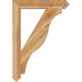 thumbnail image 3 of Ekena Millwork 4"W x 28"D x 40"H Funston Arts & Crafts Rough Sawn Bracket, Western Red Cedar, 3 of 4
