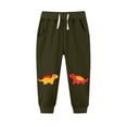 thumbnail image 1 of Cowsor Toddler Kids Cotton Active Jogger Pants,Kids Cartoon Sweatpants Casual Lounging Bottoms, 1 of 2