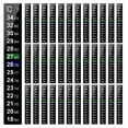 thumbnail image 1 of 180 Pieces Digital Temperature Sticker Adhesive Thermometer Strip Fermenter Adhesive Crystal Strip Aquarium Thermometer, 1 of 7