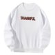thumbnail image 3 of Sudadera de mujer Sudadera con cuello redondo Jersey Casual Thankful Impreso Activewear M, 3 of 8