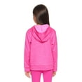 thumbnail image 2 of Reebok Girl's Prestige Performance Fleece Hoodie, Sizes 4-18, 2 of 4
