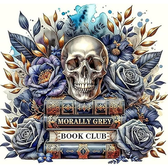 Skull Book Diamond Art Kits for Adults,5D Diamond Painting DIY Book Diamond Art Diamond Painting Kits for Adult,Round Full Drill Diamonds, Diamond Art Kits for Home Decor-14x14inch