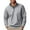 Grey, variant on Men's Hoodless Sweatshirt Clothing New Men's Sweater Casual Zipper Stand Neck Thickened And Velvet Solid Color Men's Sweater