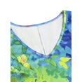 thumbnail image 6 of Butterfly Ombre Print Dress, Women's Casual Vacation Daily Wear, Sleeveless V-Neck Dress Summer Elegant, 6 of 15