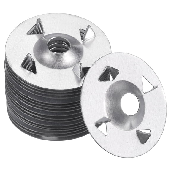 Uxcell 100pcs Foam Board Fasteners Washers 1-1/8 Inch Galvanized Steel Wall Washer for Fixing Fastening Installation Foam Board Panels