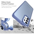 thumbnail image 4 of Rayboen for Samsung Galaxy A32 5G Case, Translucent Frosted Skin Feel Anti-Scratch Hard PC Back Soft Silicone Edge, Protective Shockproof Slim Fit Phone Cover for Samsung A32 5G, Matte Light Blue, 4 of 6